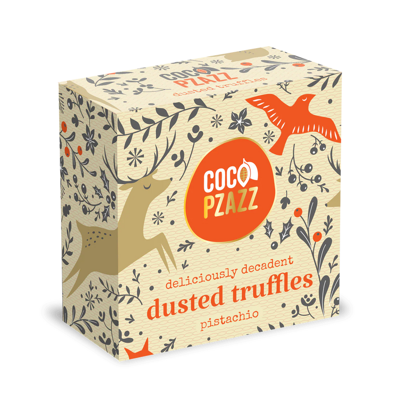 Deliciously Decadent Dusted Pistachio Truffles