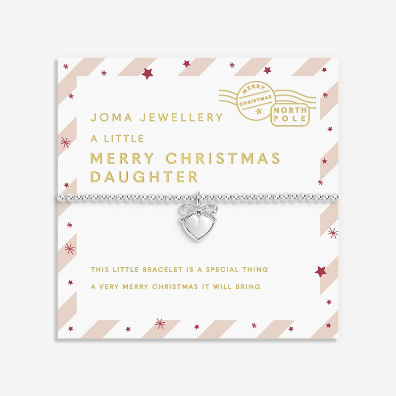 Children’s ‘Merry Christmas Daughter’ Bracelet