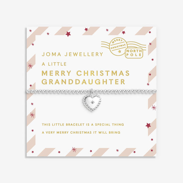 Children’s ‘Merry Christmas Granddaughter’ Bracelet