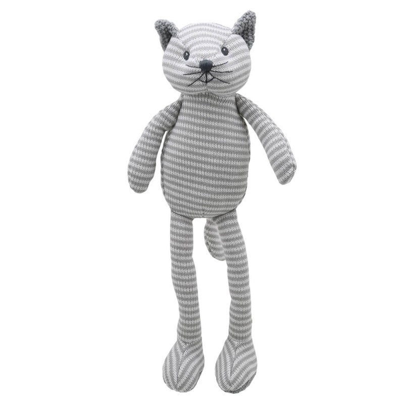 Knitted Cat Soft Toy