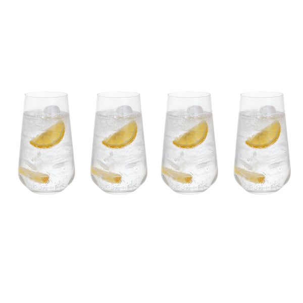 Crystal Highball Glasses - Set Of 4