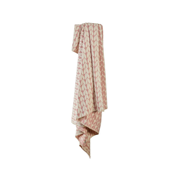 Cotton Sycamore Dusky Pink Throw