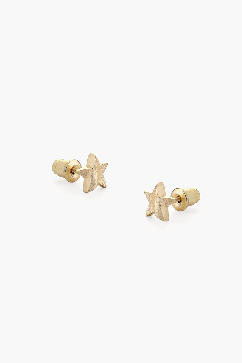Distance Stud Earrings - Gold