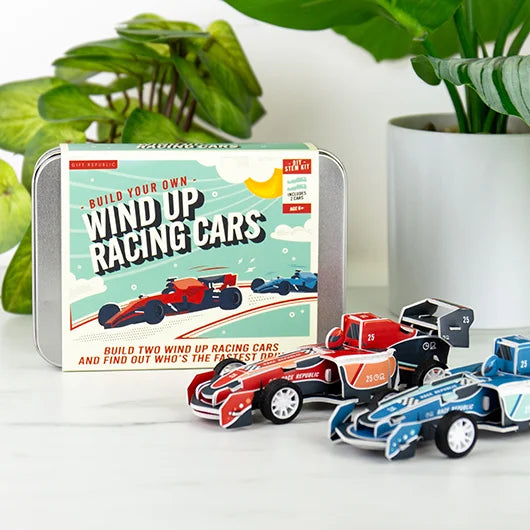 Build Your Own Wind Up Race Cars