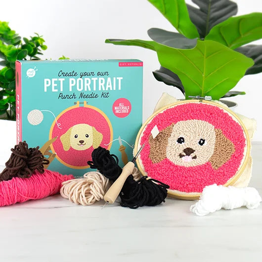 Pet Portraits - Dog Punch Needle Kit