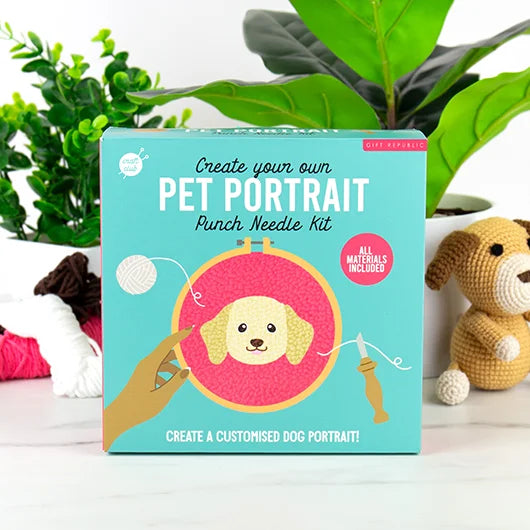 Pet Portraits - Dog Punch Needle Kit
