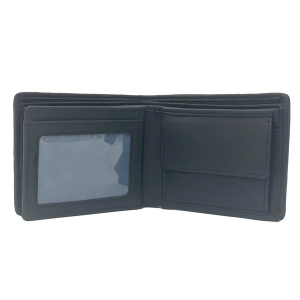 Harris Tweed Trifold Wallet - Charcoal
