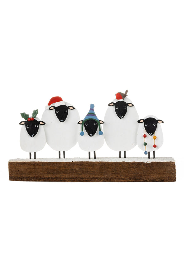 Five Christmas Sheep