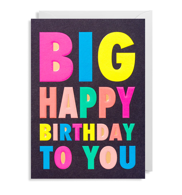 Big Happy Birthday To You Card