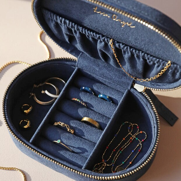 Sun & Moon Oval Jewellery Box