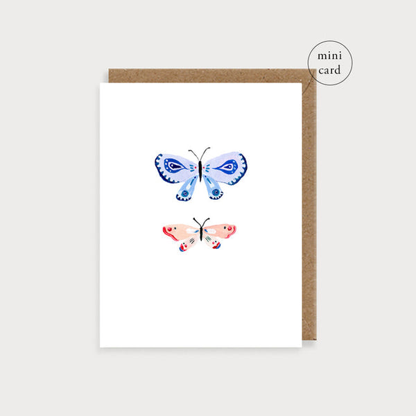 Two Butterflies Mini Card