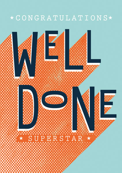 Well Done Superstar Card
