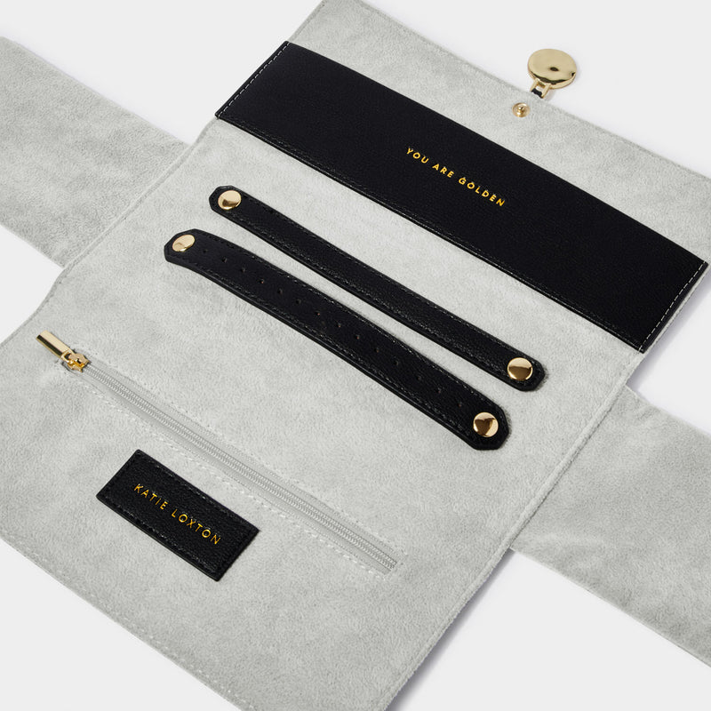 You Are Golden Jewellery Roll - Black