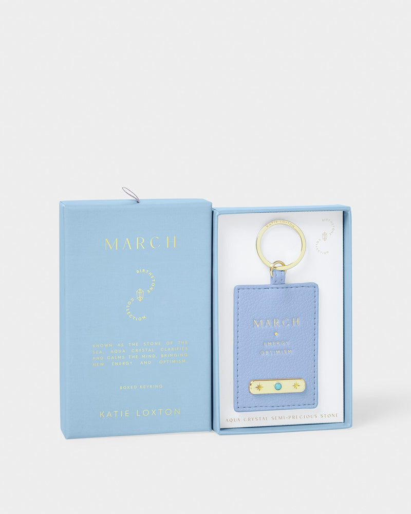 March Birthstone Keyring
