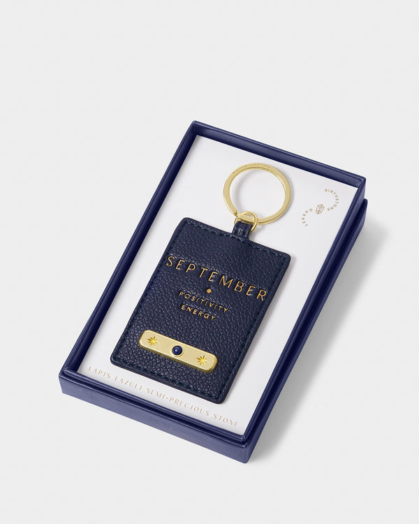 September Birthstone Keyring