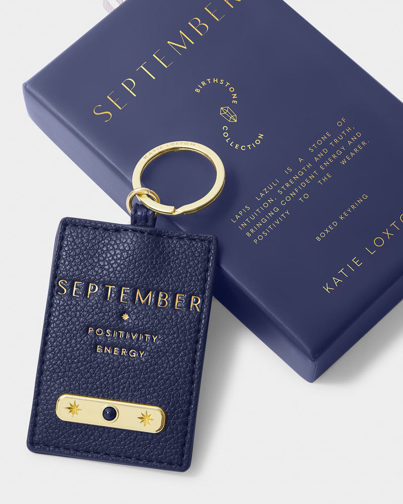 September Birthstone Keyring