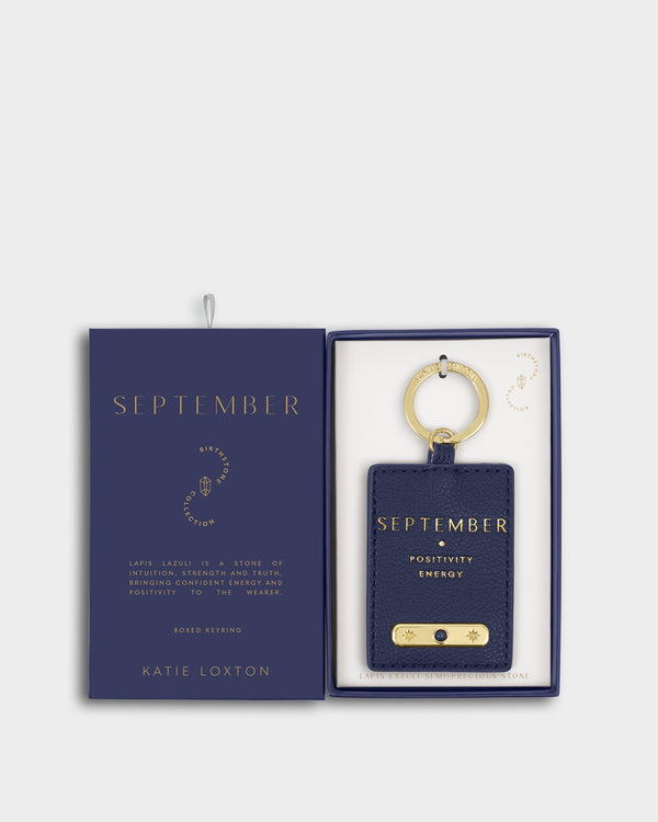 September Birthstone Keyring