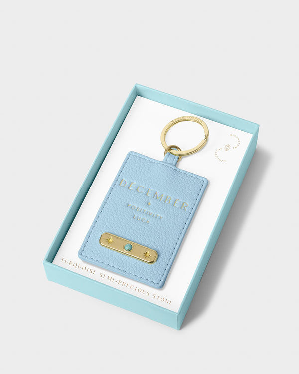 December Birthstone Keyring