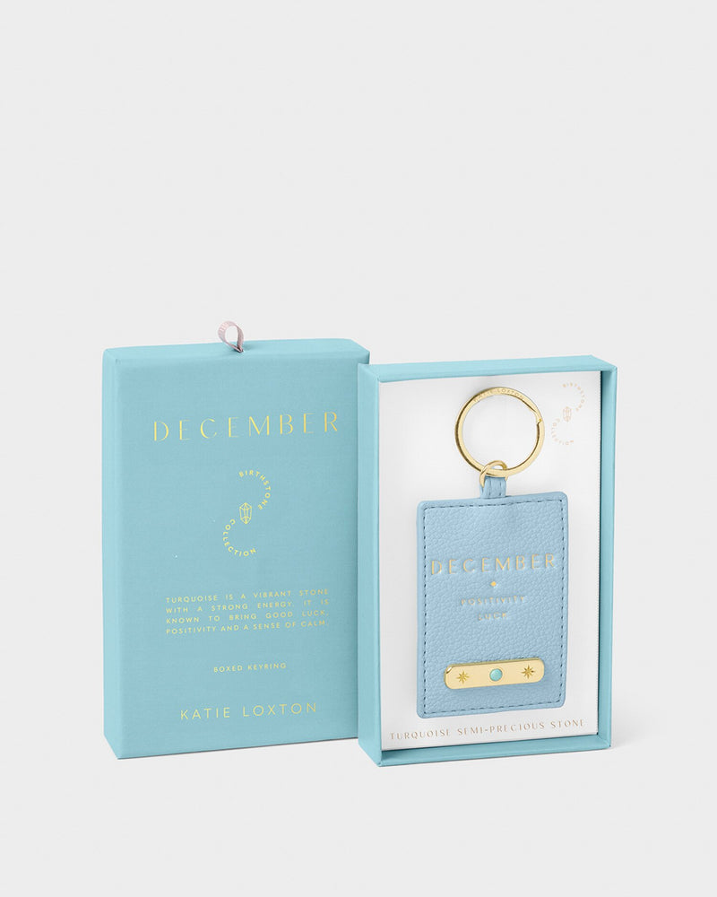 December Birthstone Keyring