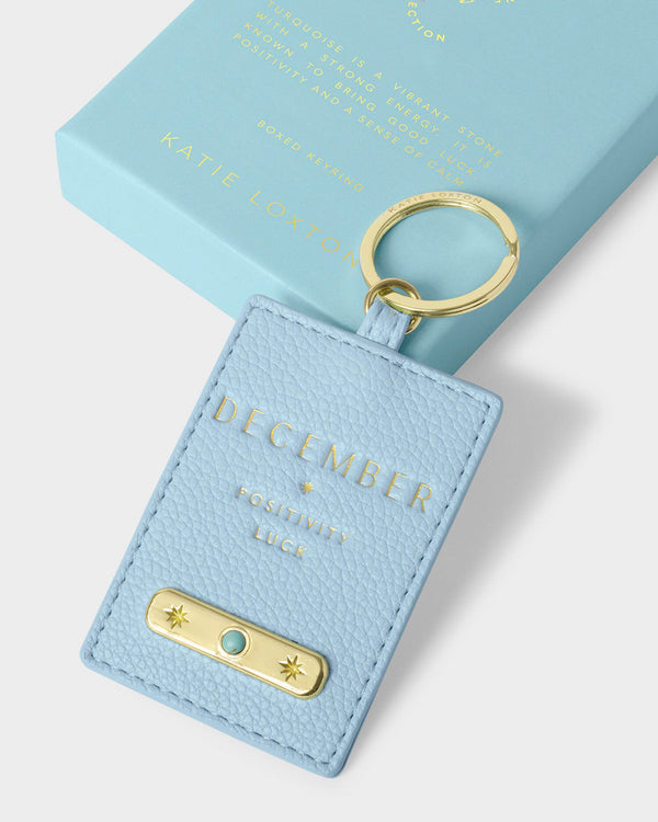 December Birthstone Keyring