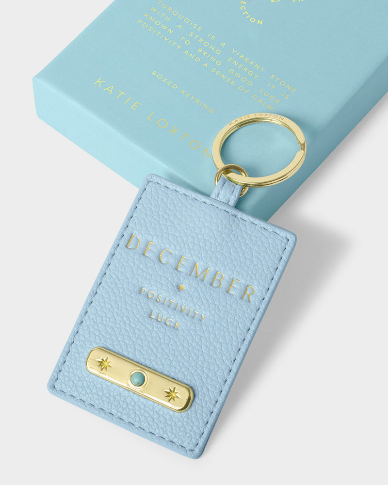 December Birthstone Keyring
