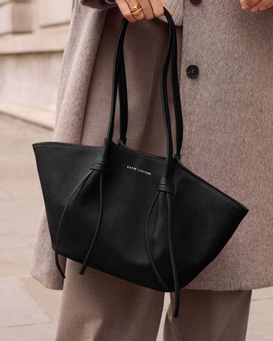 Celina Small Tote Bag - Black