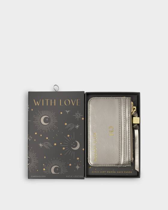 Gift Boxed Coin & Card Holder - Pewter