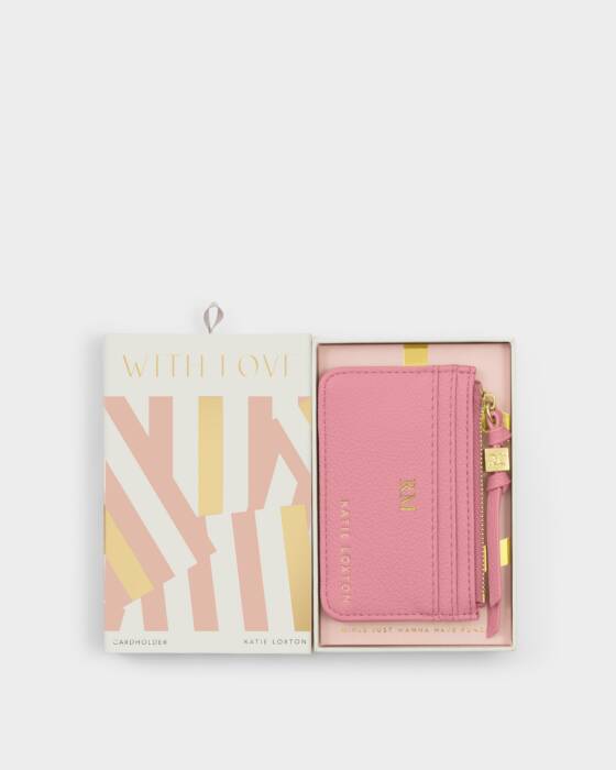 Gift Boxed Coin & Card Holder - Rose Pink