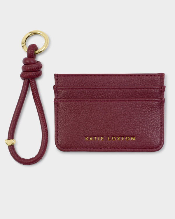 Gift Boxed Keyring & Card Holder - Cherry