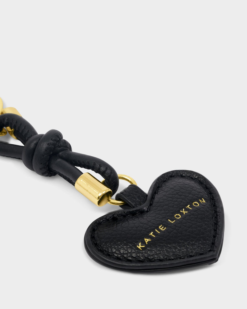 Key To My Heart Boxed Keyring- Black