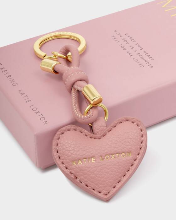 Key To My Heart Boxed Keyring- Rose Pink