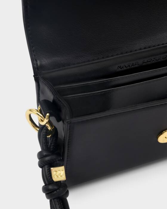 Arden Braided Mini Bag - Black