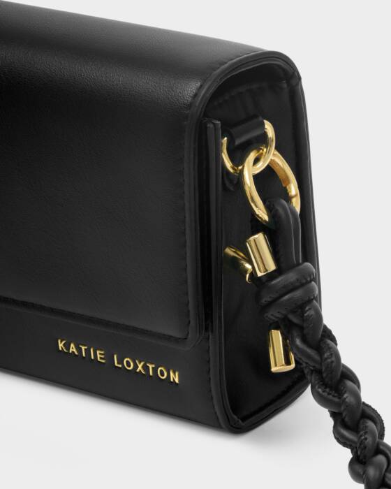 Arden Braided Mini Bag - Black
