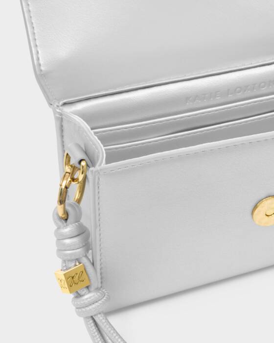 Arden Braided Mini Bag - Silver