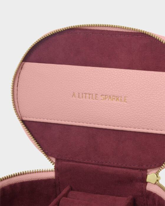 Oval Jewellery Box - Rose Pink