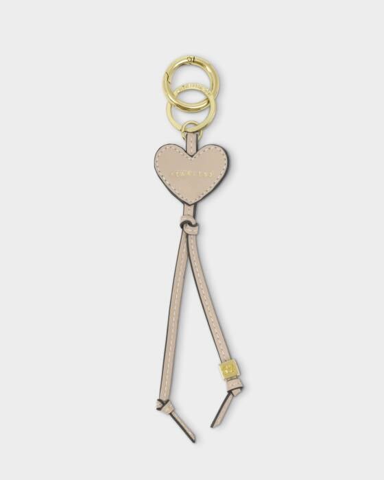 Fearless Heart Bag Charm Keyring
