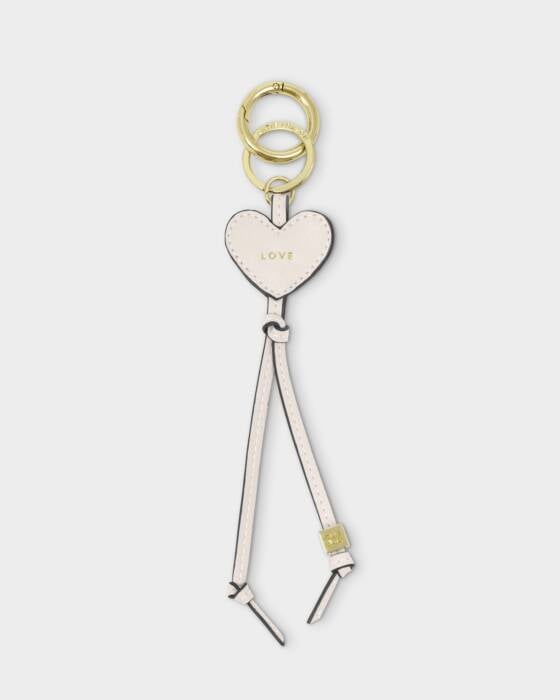 Love Heart Bag Charm Keyring