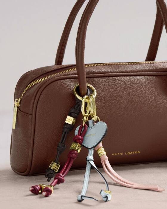 Happy Heart Bag Charm Keyring