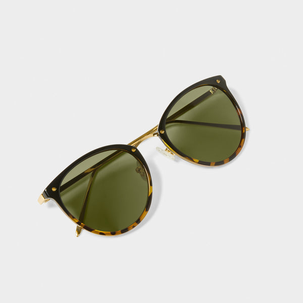 Santorini Sunglasses - Gradient Black Tortoiseshell
