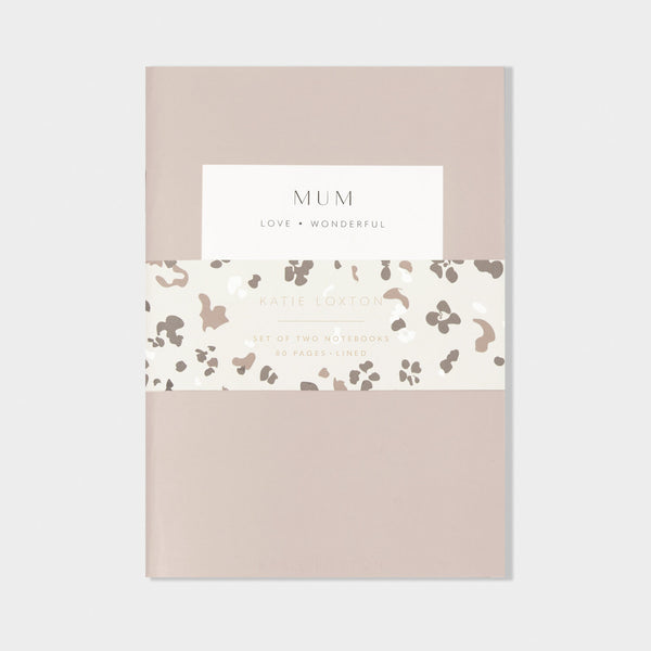 Mum Love Wonderful - Pack Of 2 Notebooks
