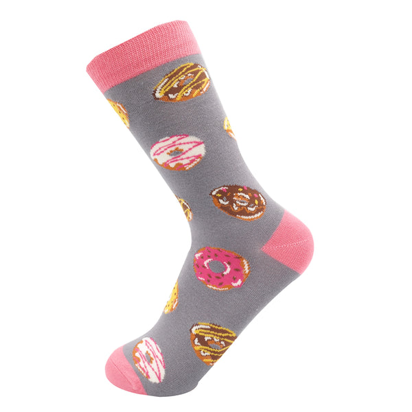 Doughnut Socks - Grey