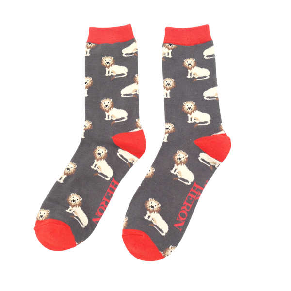 Lions Socks - Charcoal