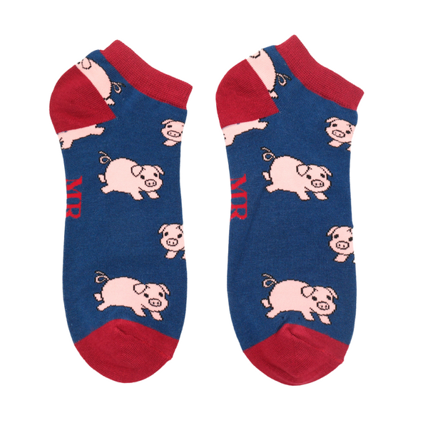Piglet Trainer Socks - Navy