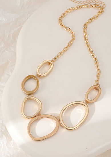Gold Shapes Necklace