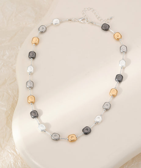 Multi Disc Short Necklace