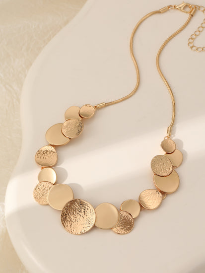 Gold Circles Necklace
