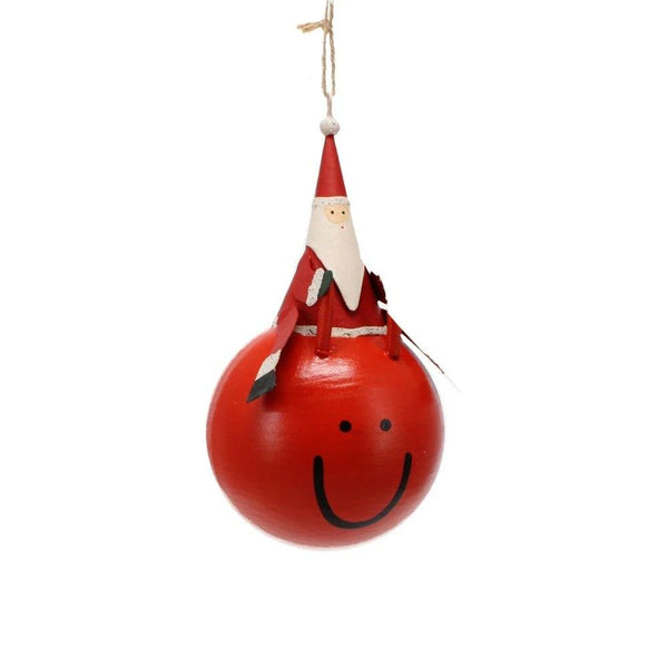 Space Hopper Santa Decoration