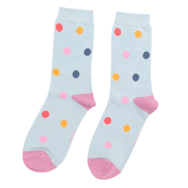 Miss Sparrow Spots Socks - Blue