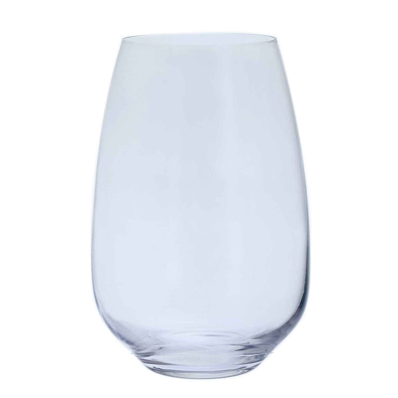 Stemless Crystal Wine Glasses