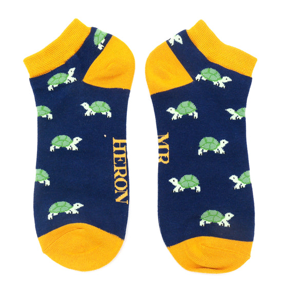 Turtles Trainer Socks - Navy